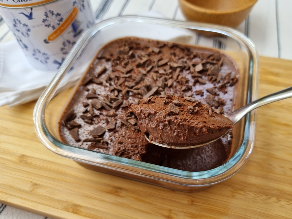 sobremesa fácil de Mousse de Chocolate