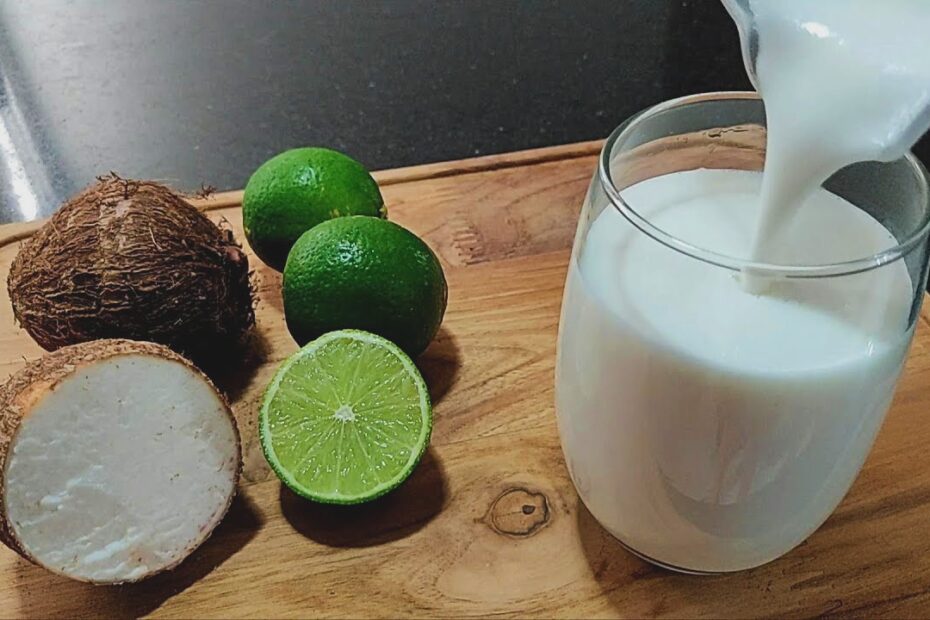 suco de inhame com limão