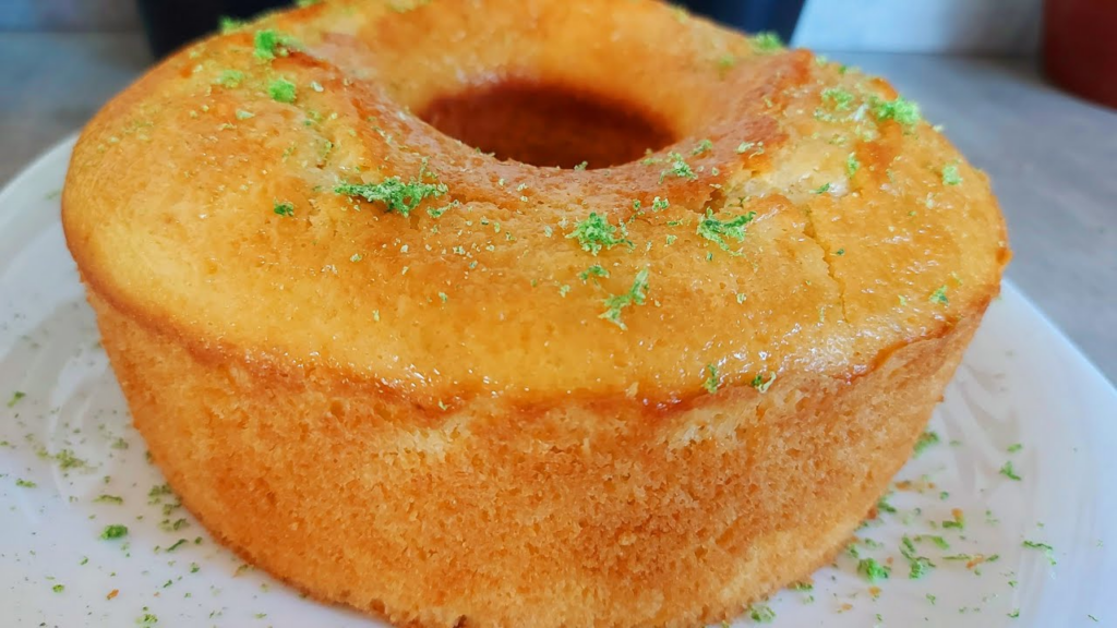 Receita do Bolo de Limão Simples