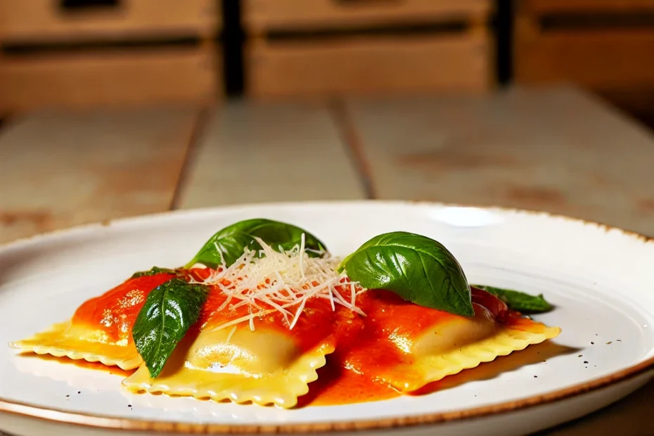 receita de ravioli de carne