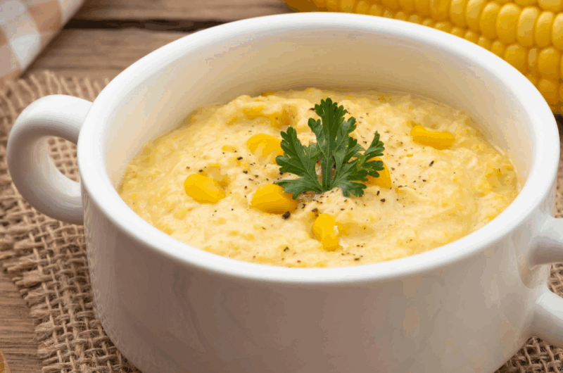 Receita de Creme de Milho Cremoso e Saboroso