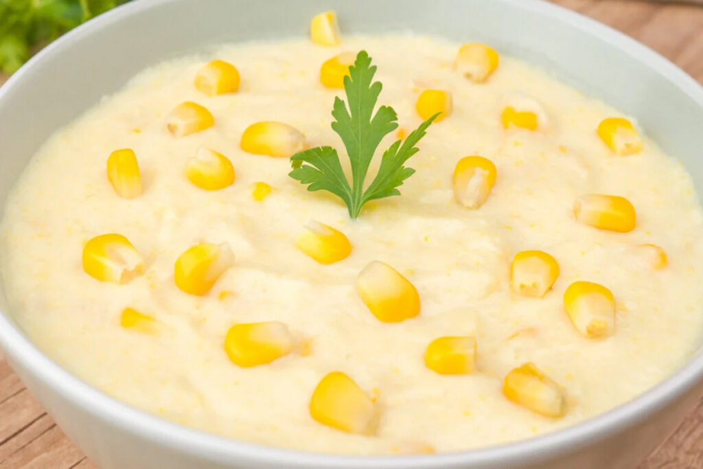 Receita de Creme de Milho perfeito