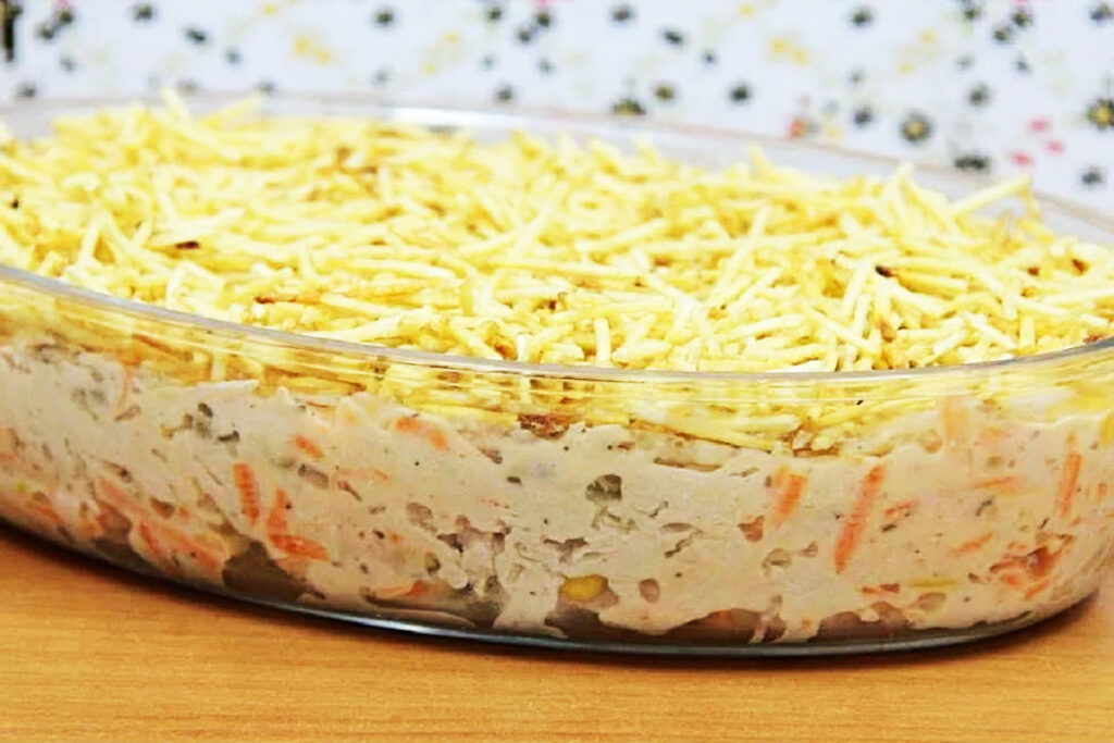 Salpicão de Franco, delicioso